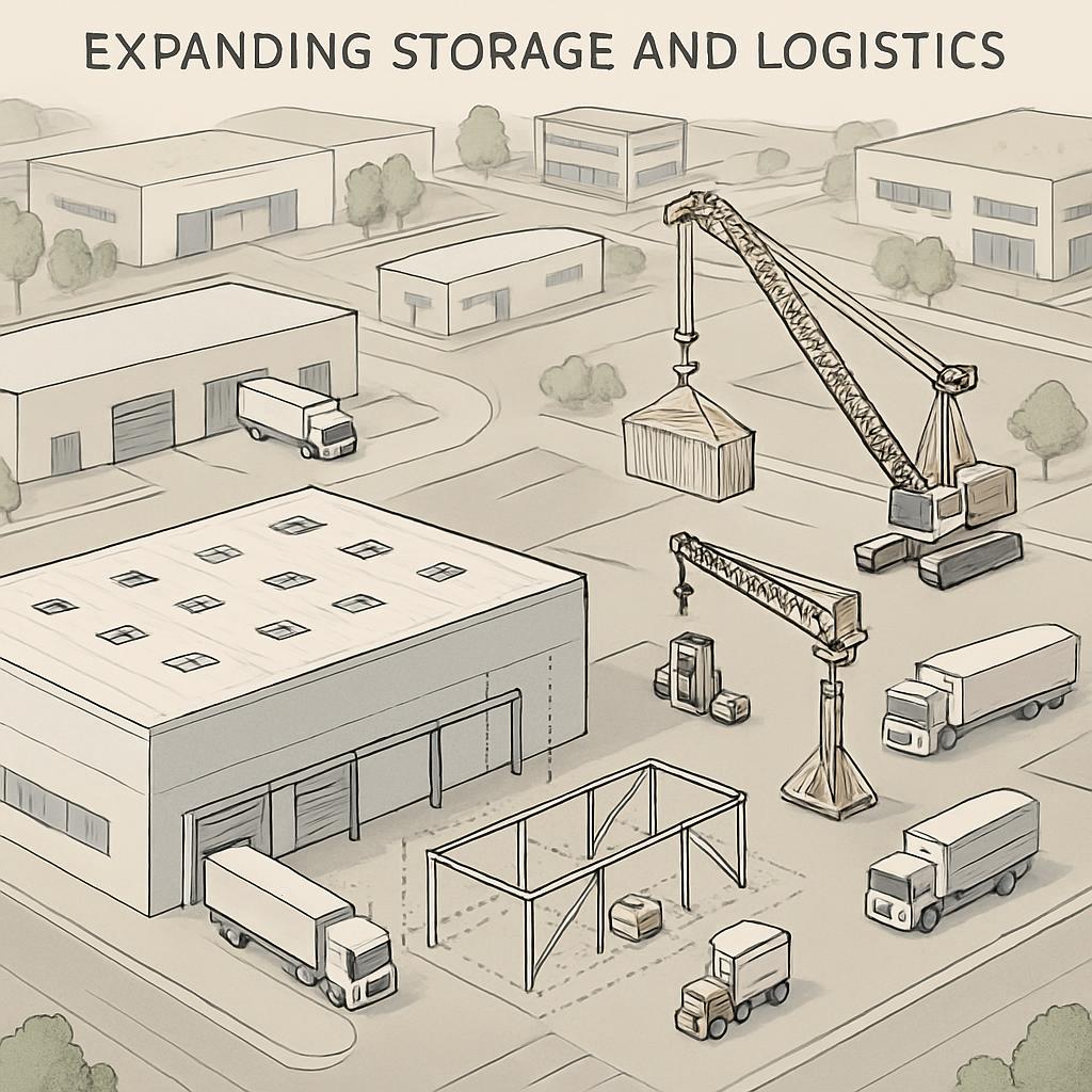 Extending storage and logistics.